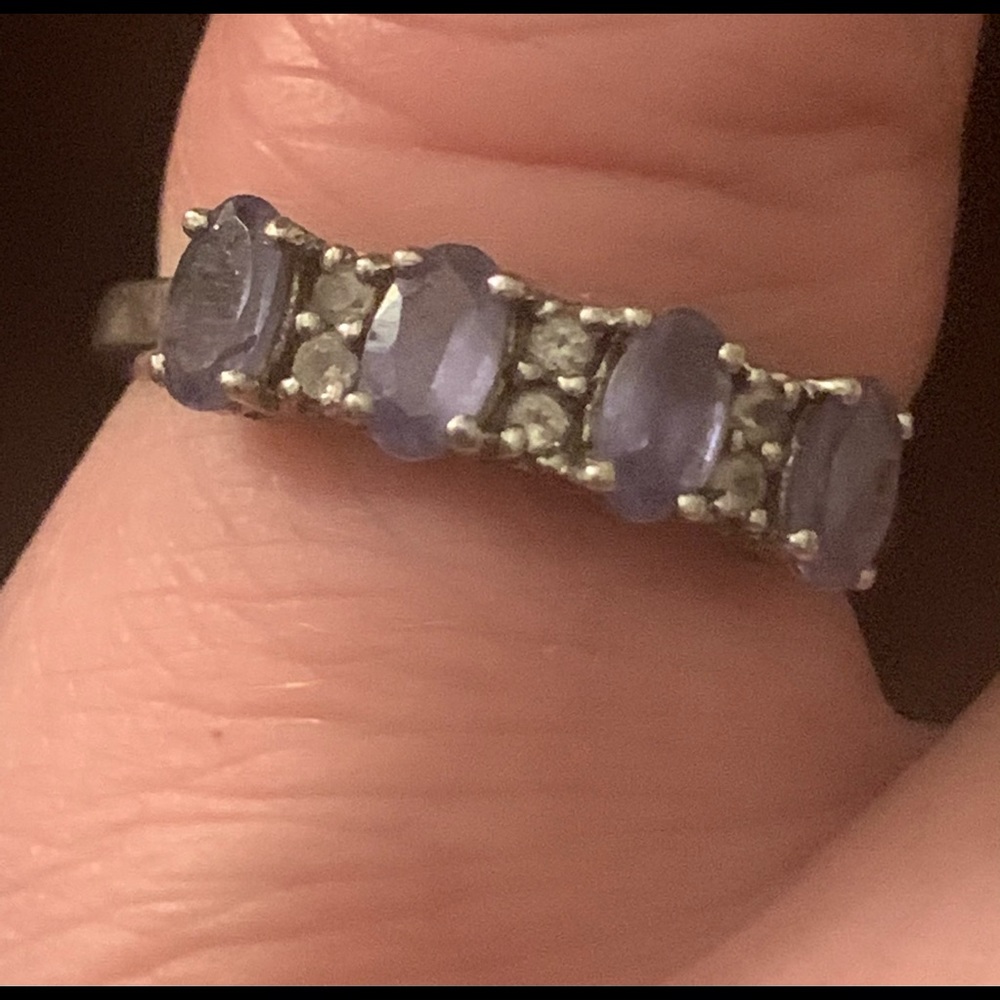 Tamara and White Sapphire Ring